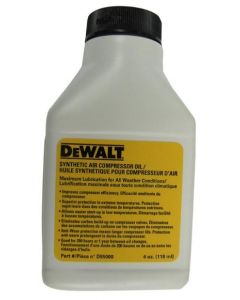 Dewalt D55000 Synthetic Compressor Oil, 4 oz.