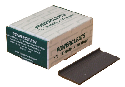 E10020PP 1", 20 Gauge, E Shaped PowerCleat