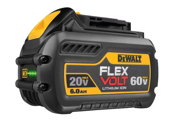 Dewalt DCB606 20V/60V MAX FLEXVOLT Battery Pack lithium ion battery 20v to 60v 6amp hours