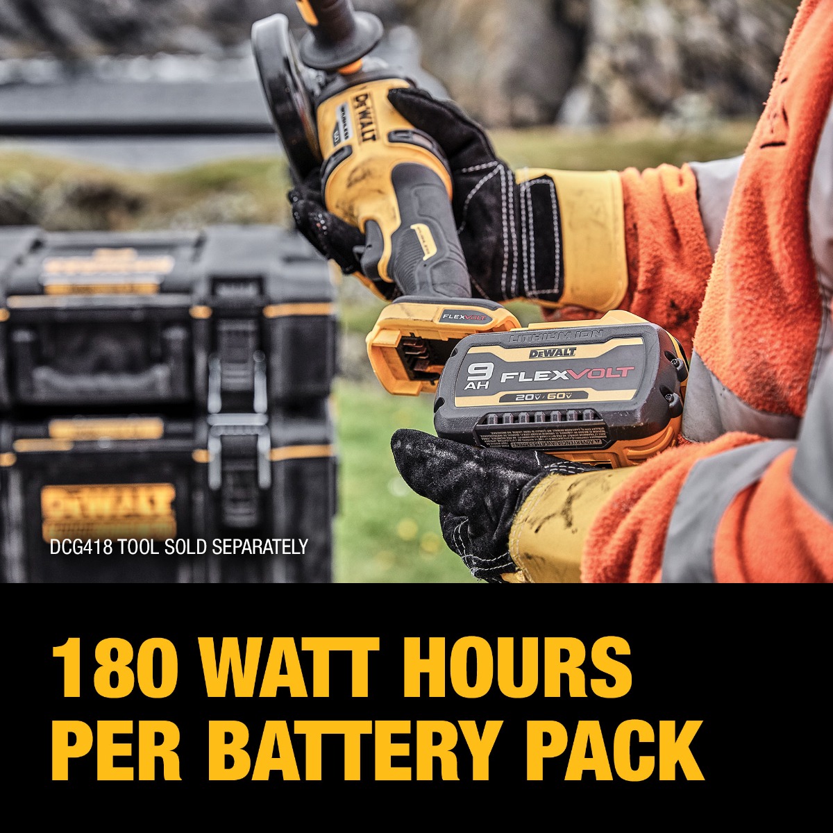 DeWalt DCB609-2 FLEXVOLT 20V/60V MAX* 9.0 Ah Battery 2-Pack 180 watt hours
