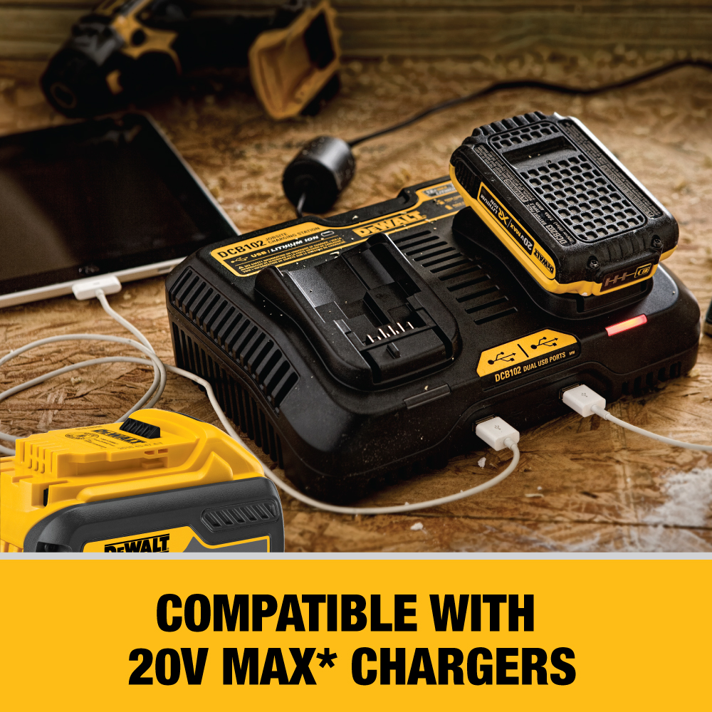 DeWalt DCB609 FLEXVOLT 20V/60V MAX* 9.0 Ah Battery charge