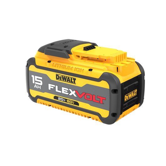 Dewalt FLEXVOLT 20V/60V MAX* 15.0Ah Battery angle