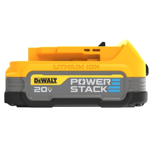 Dewalt 20V Max Powerstack Compact Battery side