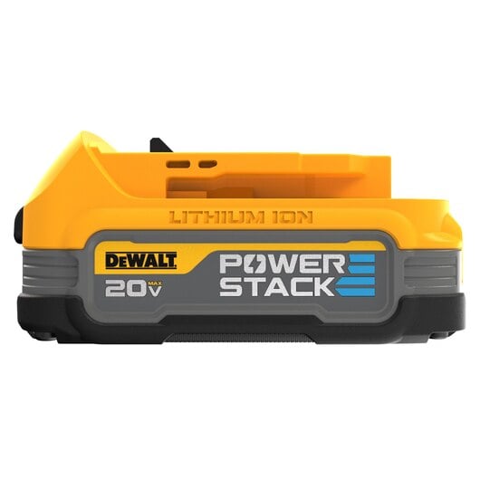 Dewalt 20V Max Powerstack Compact Battery side 2