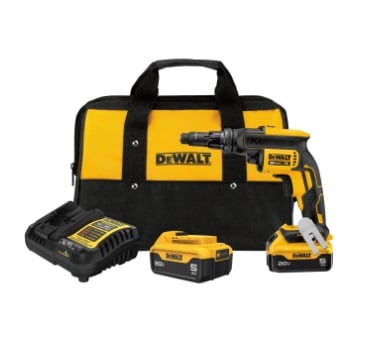 Dewalt DCF622P2 Cordless Adjustable Torque Screw Gun Kit