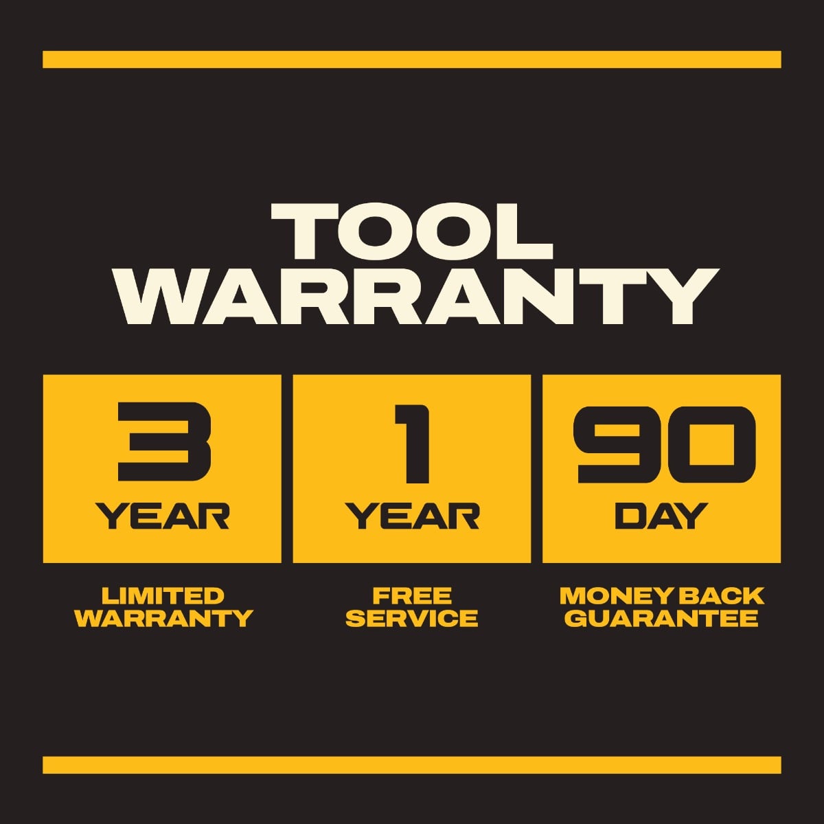 Dewalt DCN210B 20V 18 Ga. Cordless Brad Nailer tool warranty