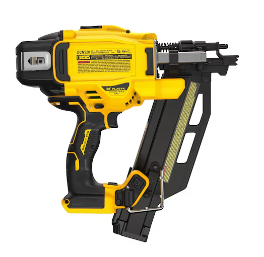 Dewalt DCN920B 20V MAX Cordless 21-Degree Framing Nailer innovative nose piece