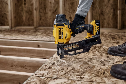 Dewalt DCN920B 20V MAX Cordless 21-Degree Framing Nailer subflooring and residential framing construction applications