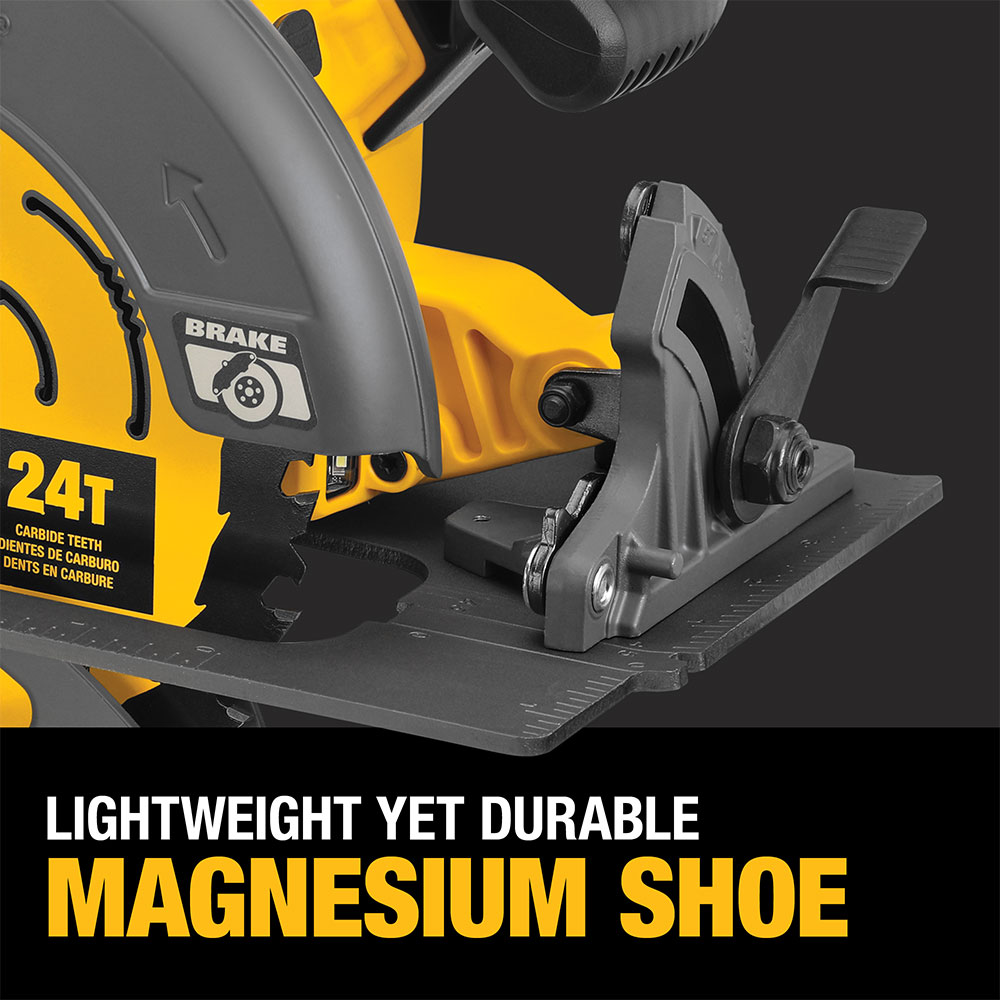 DeWalt DCS578B 60V MAX Cordless 7-1/4" Electric Circular Saw w/ Brake lightweight tool