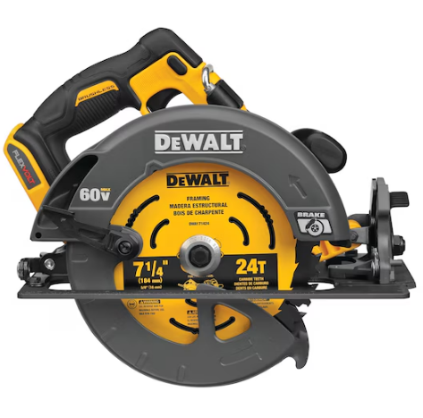 DeWalt DCS578B 60V MAX Cordless 7-1/4" Electric Circular Saw w/ Brake (Tool Only)