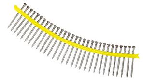 #10 x 2-3/4" Brown-01 316 Stainless Steel DCU Composite Deck Screw DCU234S316BR01 plastic collated