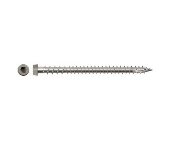 #10 x 2-3/4" Gray 316 Stainless Steel DCU Composite Deck Screw DCU234S316GR