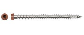 #10 x 2-3/4" Red 316 Stainless Steel DCU Composite Deck Screw DCU234S316RD