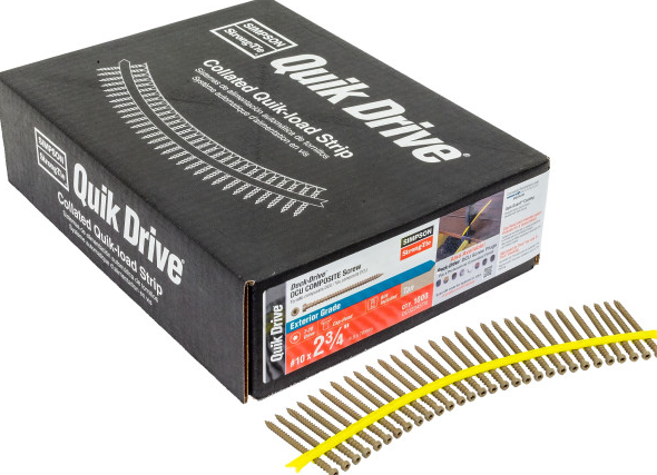 Deck-Drive DCU234STN 2-3/4" Tan DCU Composite Deck Screw plastic collated