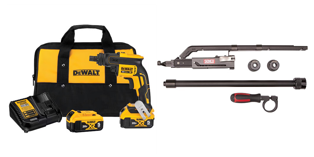 Dewalt DCF624P2-KIT Driver w/ Senco DS530-D1 Auto-Feed Attachment Kit, 1" to 3"