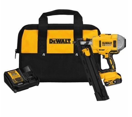 Dewalt DCN21PLM1 20V Max 21-Degree Cordless Framing Nailer Kit