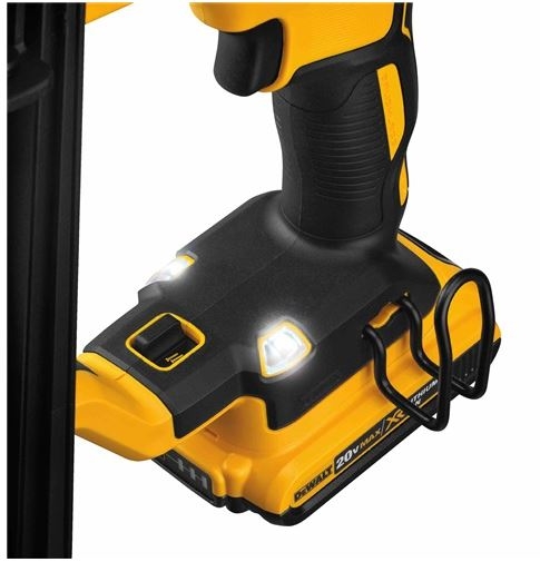Dewalt DCN662D1 Max XR Cordless Straight Nailer Kit Lights