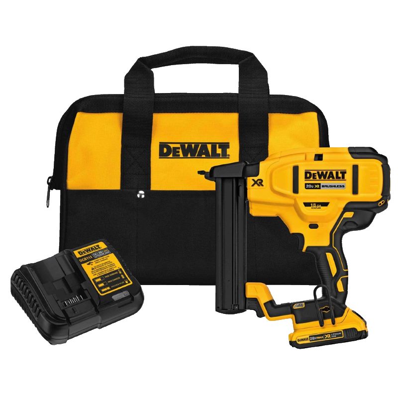 Dewalt DCN681D1 20V 18 Gauge Cordless Narrow Crown Stapler Kit