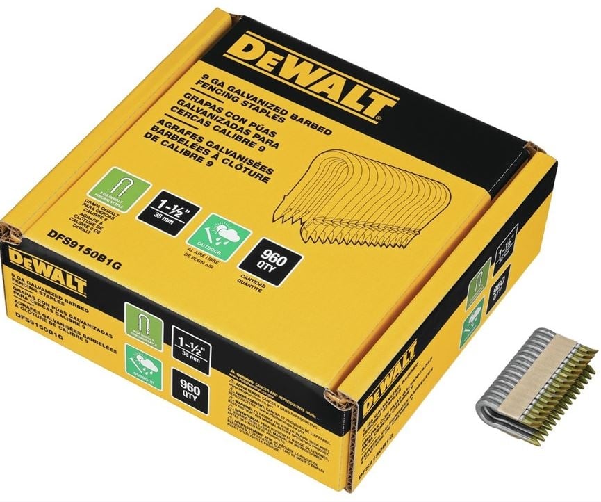 Dewalt DFS9150B1G 9 Ga. Fencing Staple Box