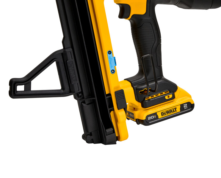 DeWalt 20V MAX Trak-It C6 Cordless Gas Concrete Nailer Kit DGN845D1 with battery