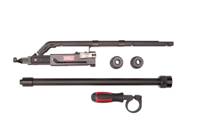 Dewalt DCF624P2 Driver w/ Senco DS530-D1 Auto-Feed Attachment Kit, 1" to 3" 10X0012N with extension pole