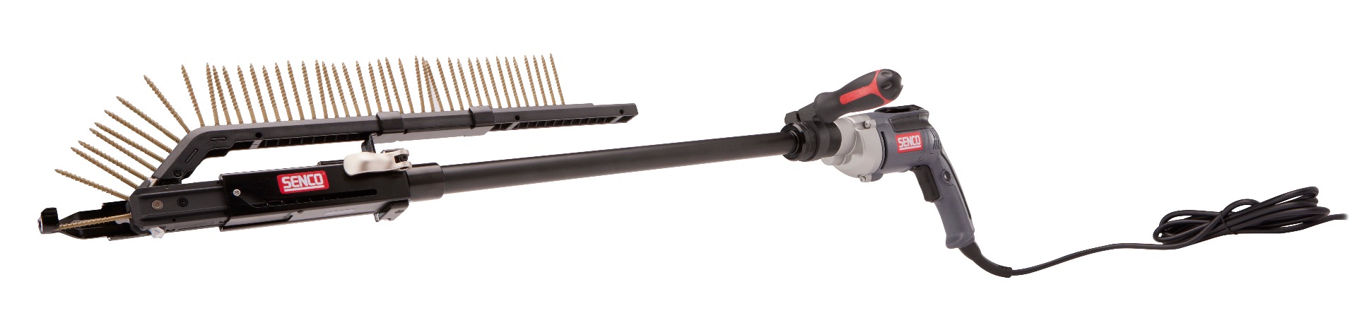 Senco DuraSpin DS532-AC 3-in-1 Electric Screwdriver Kit low front with screws