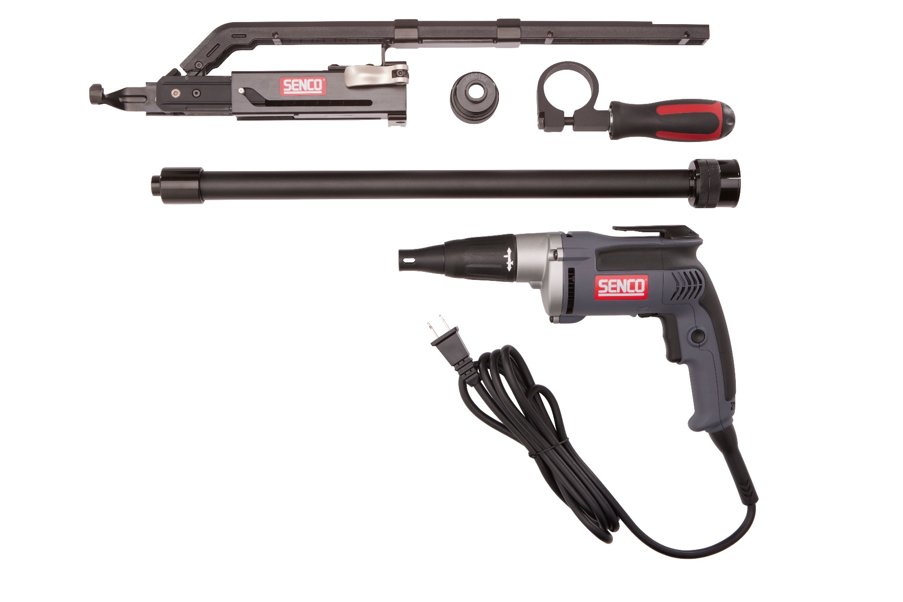Senco DuraSpin DS534-AC 3-in-1 Electric Screwdriver Kit top down view