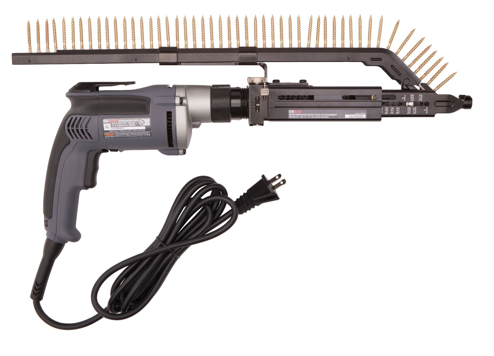 Senco DuraSpin DS534-AC 3-in-1 Electric Screwdriver Kit attachment only with screws