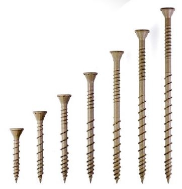 DSVT212S #10 x 2-1/2" Deck Screw Sizes