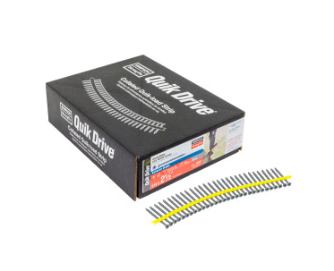 #10 x 2-1/2" DSVG Deck Screw, T25 6-Lobe Drive, Ribbed Flat Head, Quik Guard Coated Gray DSVG212S box