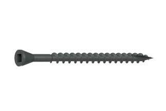 DTHQ2S #8 x 2" Deck Screw, #2 Square, Trim Head w/nibs, Galvanized