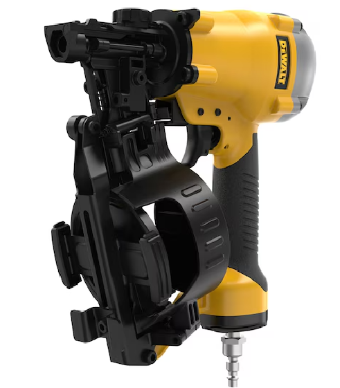 Dewalt DW46RN Pneumatic Coil Roofing Nailer, 3/4" to 1-3/4" 3with vinyl siding attachment
