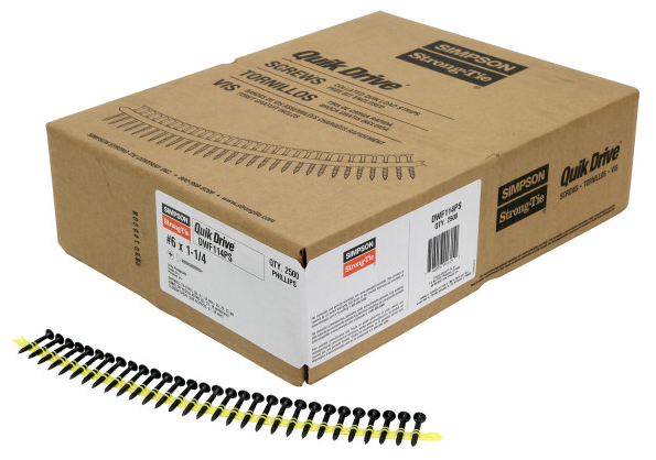 DWF114PS #6 x 1-1/4" Gray box
