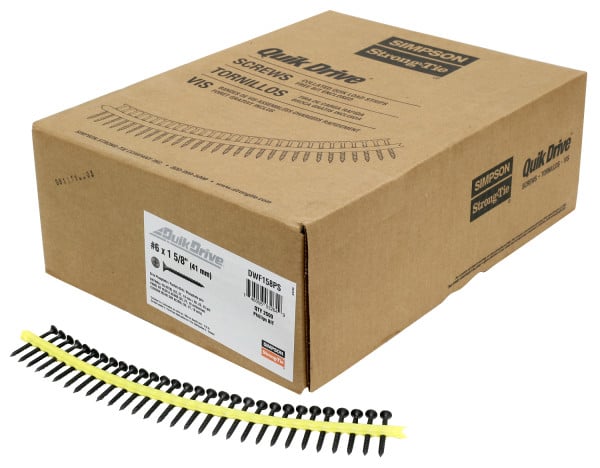 DWF158PS #6 x 1-5/8" box