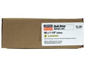 DWFSD114PS #6 x 1-1/4" Heavy Steel box