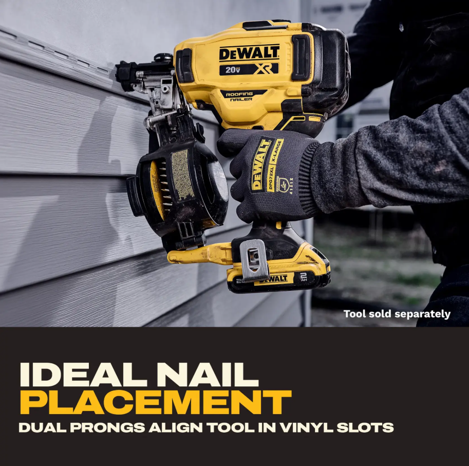 Dewalt DZNRNVSA Vinyl Siding adapter ideal nail placement