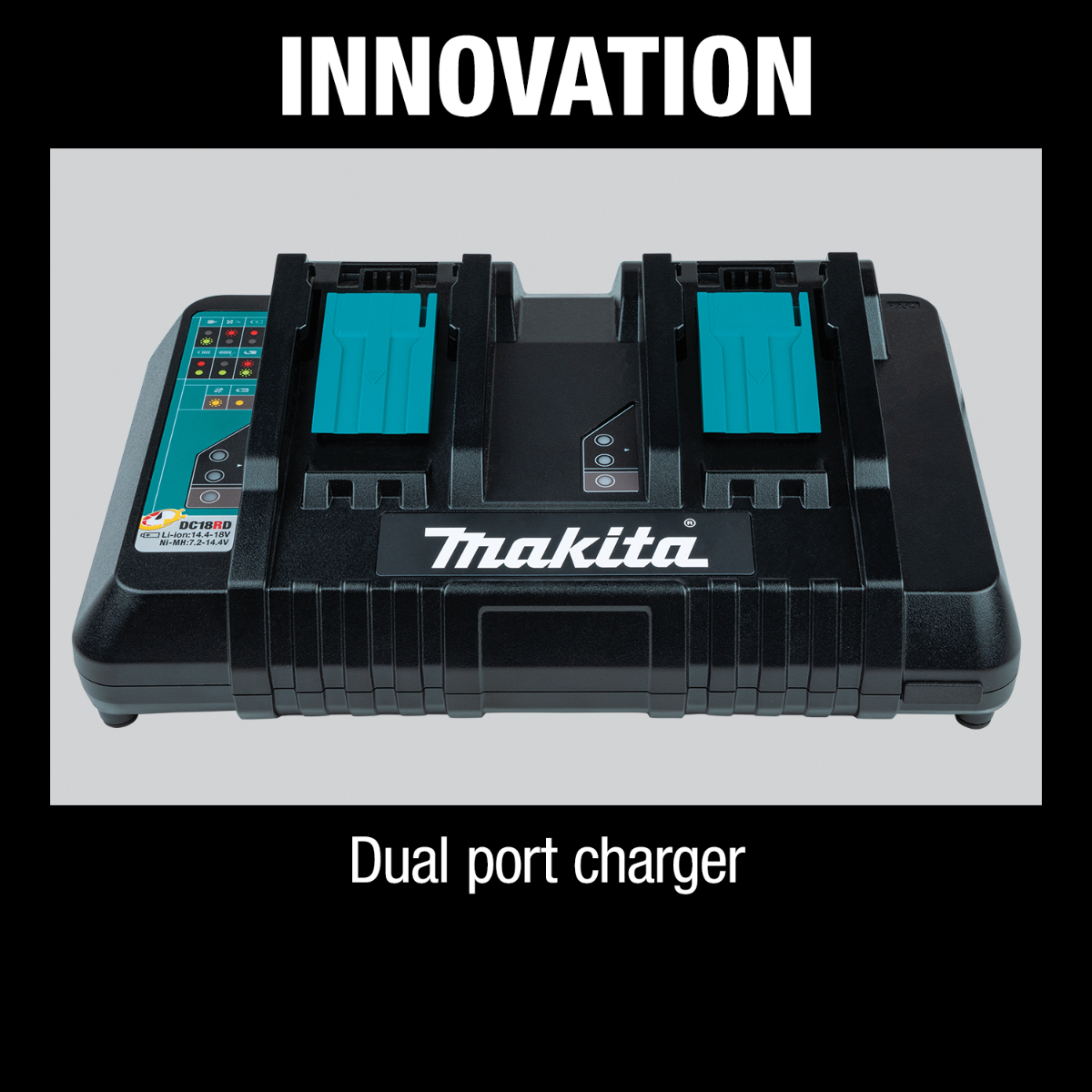 Makita DC18RD 18V Lithium-Ion Dual Port Rapid Optimum Charger innovation