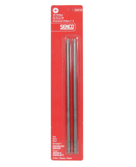 Senco EA0128 DuraSpin Phillips Bits - 2 pack