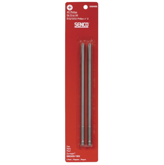 Senco EA0400 DuraSpin #2 Phillips Bits - 2 Pack