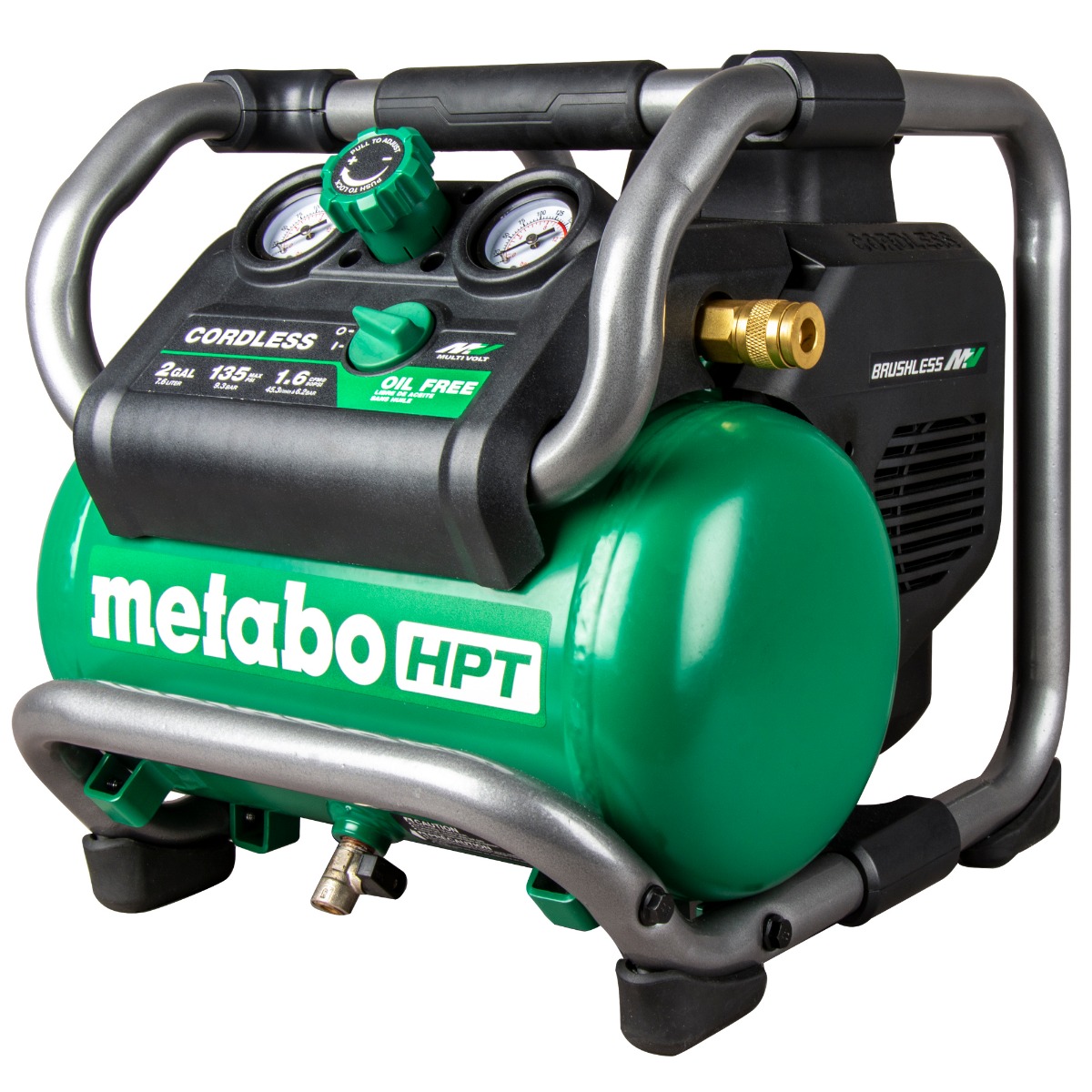 Metabo HPT EC36DAQ4M 36V MultiVolt 2 Gallon Cordless Air Compressor hero
