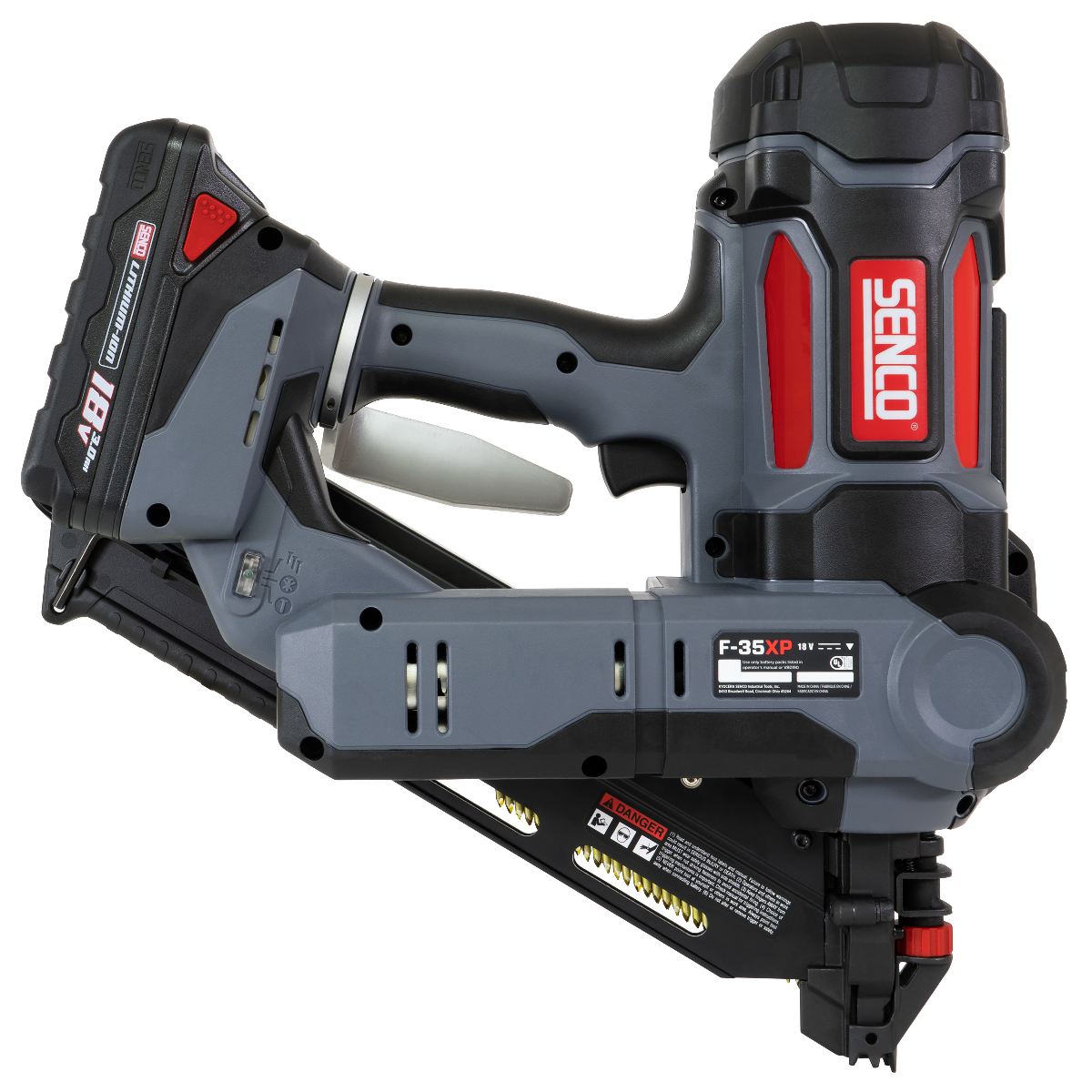 Senco Fusion F-35XP Paper-Tape Cordless Framing Nailer, 2" to 3-1/2"