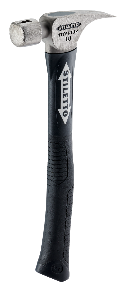 Stiletto FH10C-F 10oz Smooth Face, 14-1/2" Curved Handle Hybrid Finish Hammer