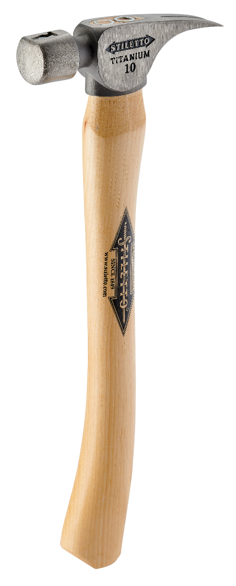 10oz Smooth Face, 14-1/2" Curved Hickory Handle Finish Hammer