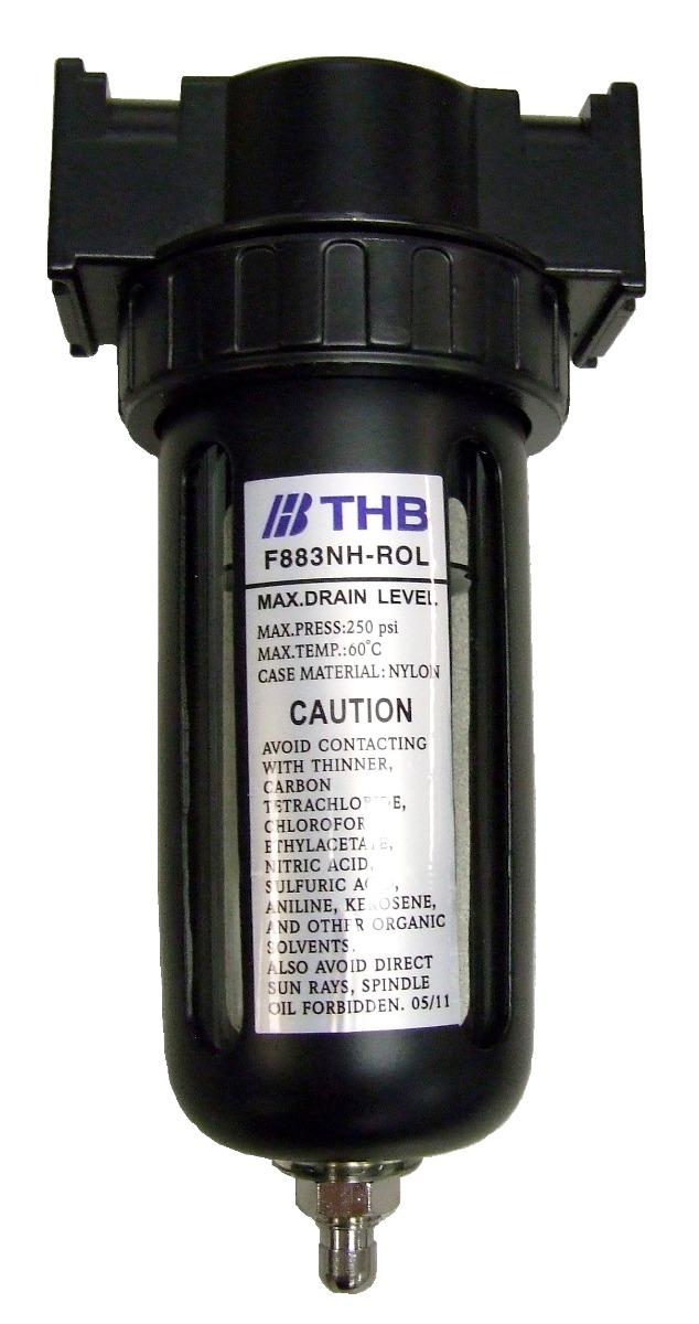 Rolair FIL0375 Air Compressor Water Filter Trap 3/8" NPT
