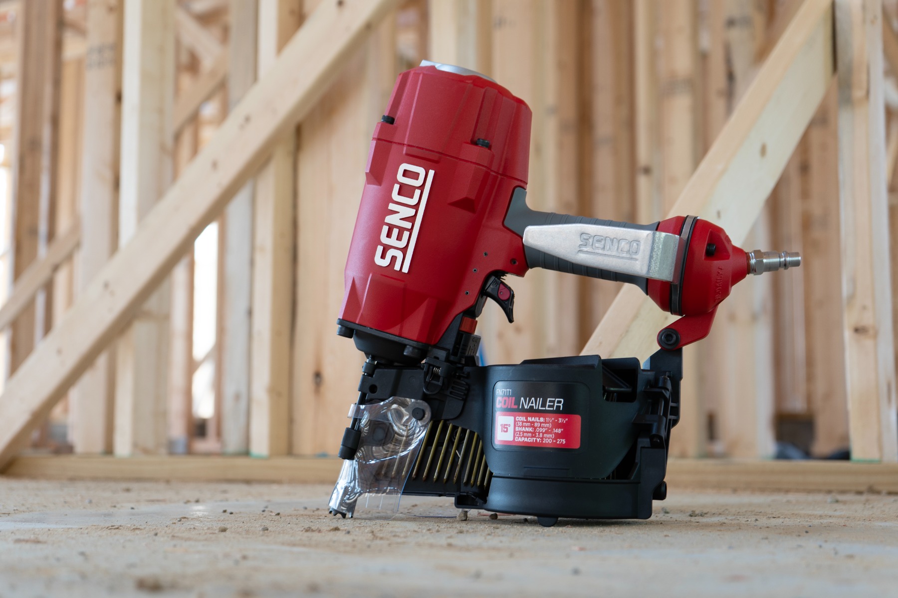 Senco FN71T1 15 Degree Coil Framing Nailer hero image 2