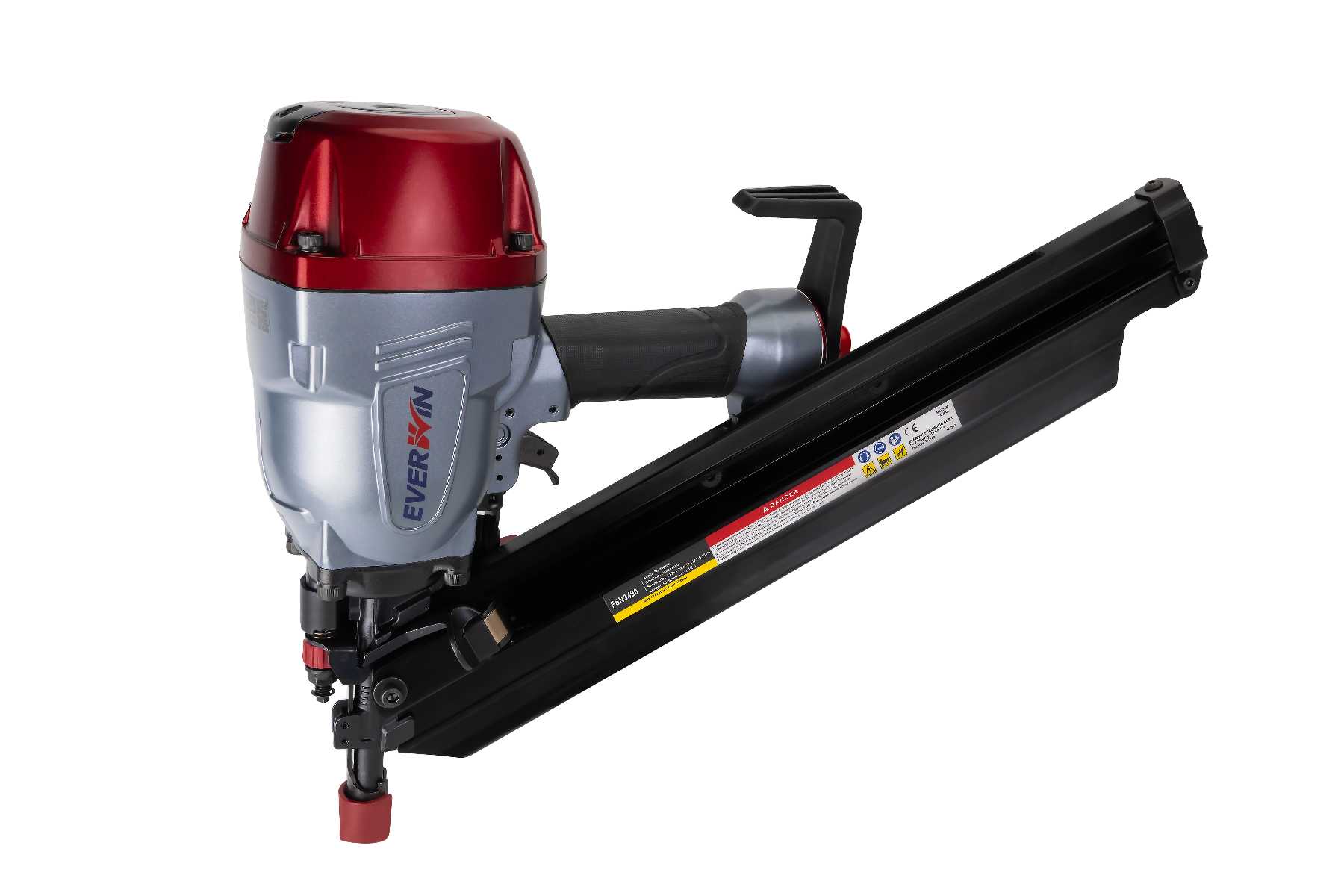 Everwin FSN3490-CT 34 Degree Pneumatic Framing Nailer 2" to 3-1/2" contact trigger