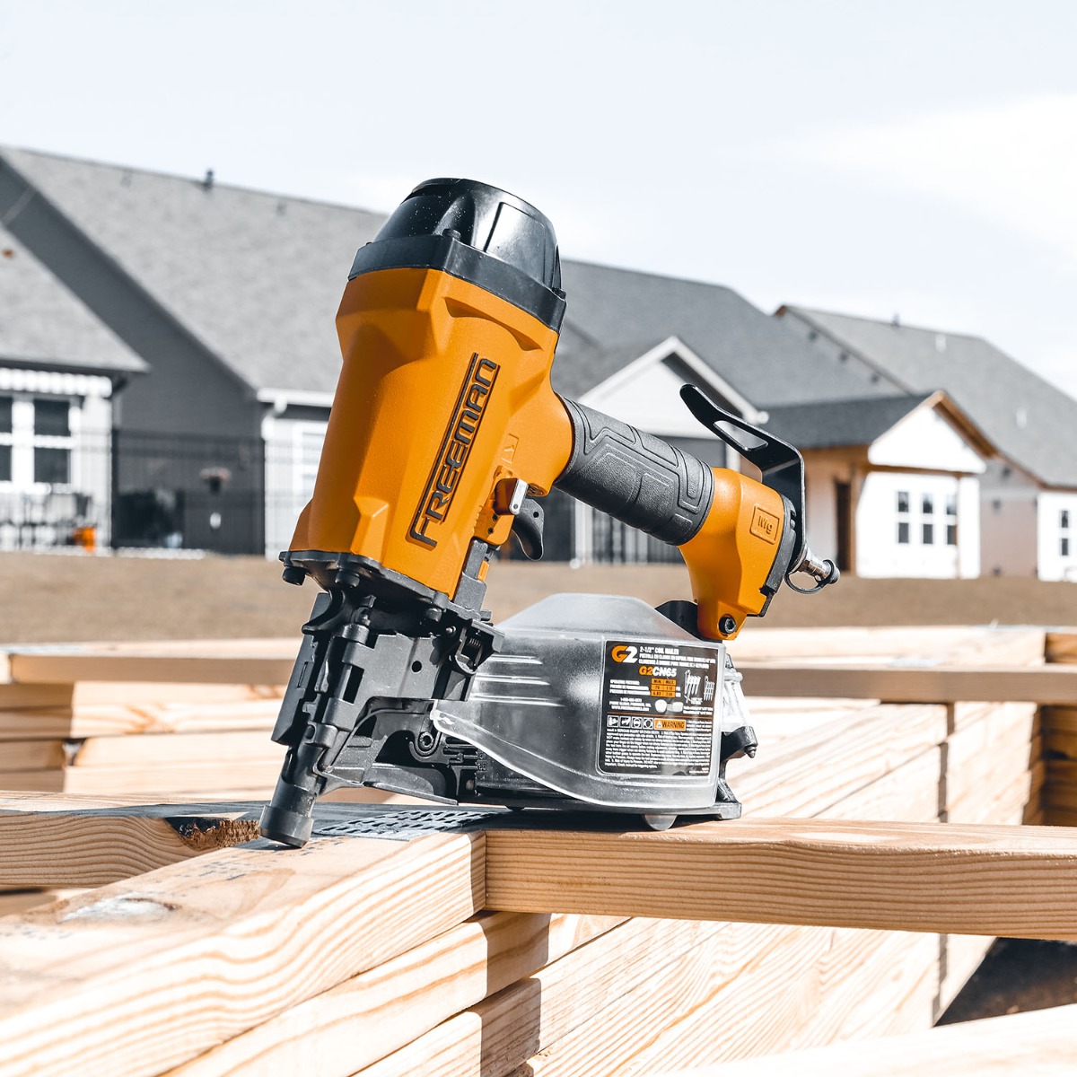 Freeman G2CN65 Pneumatic 15-Degree Coil Siding Nailer, 1-1/4” – 2-1/2” environmental