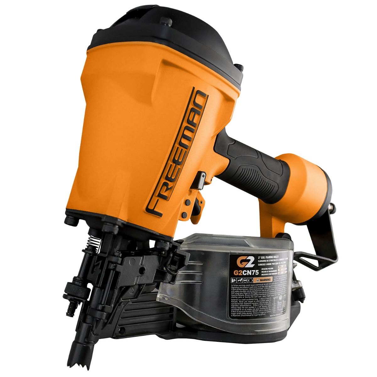 Freeman G2CN75 15-degree 3" Coil Siding and Framing Nailer