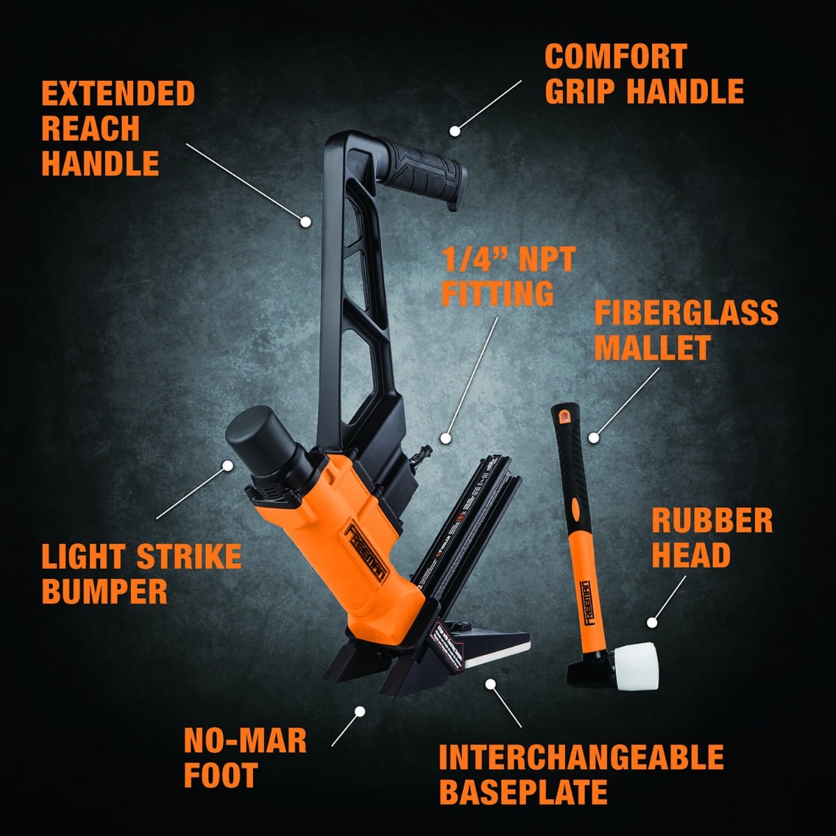 Freeman G2F18GLCN 18-Gauge L-Cleat Flooring Nailer guide