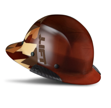 LIFT Safety HDF50-20CD DAX 50/50 Desert Camo Full Brim Hard Hat tilt